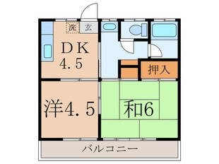 下井草ハイツの物件間取画像